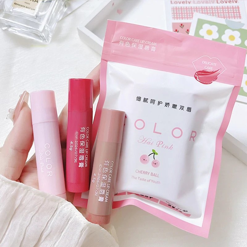 Colored moisturizing lip balm lipstick moisturizing, moisturizing, diluting lip lines, anti-drying lip balm