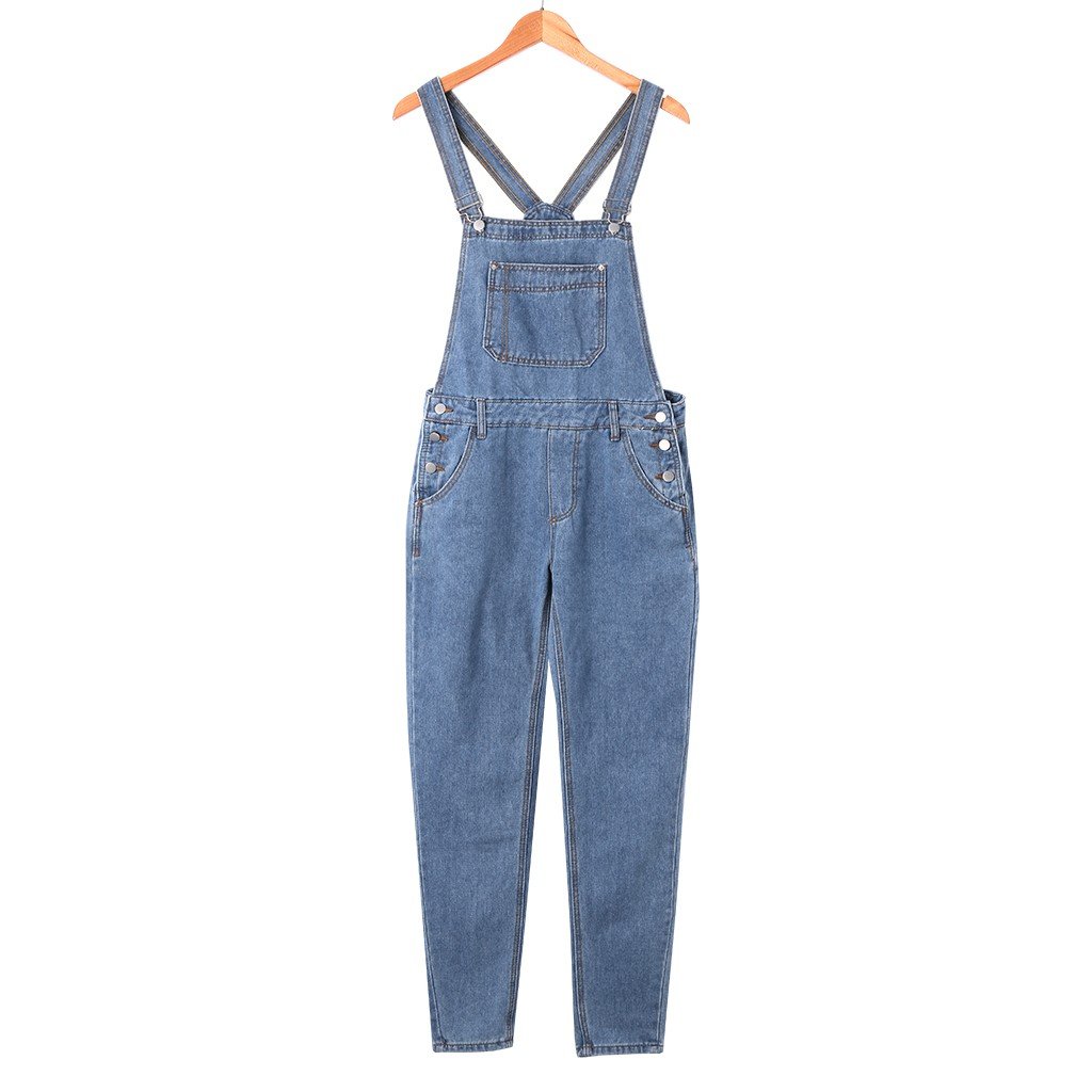 Man Suspender Pants With Pocket Fashion Streetwear 2023 Adjustable Strap Denim Overalls For Man Baggy Long Work Jumpsuit