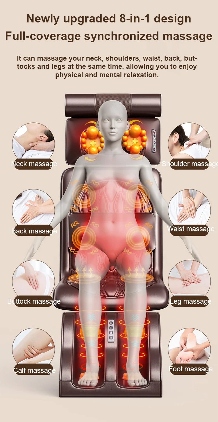 Home Massage Machine Hot Compress Multifunctional massage cushion Massage Machine Full Body Mattress