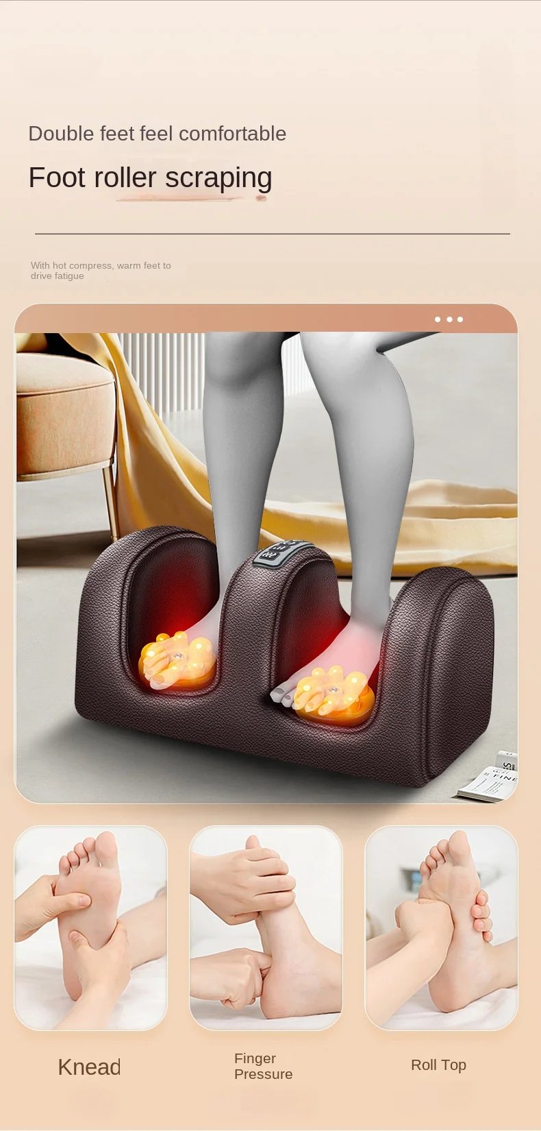 5 in 1 Home Car Electric Body Care Airbag Vibration Stretching Pressure Massage Mat Blood Circulation Heating Massage Cushion