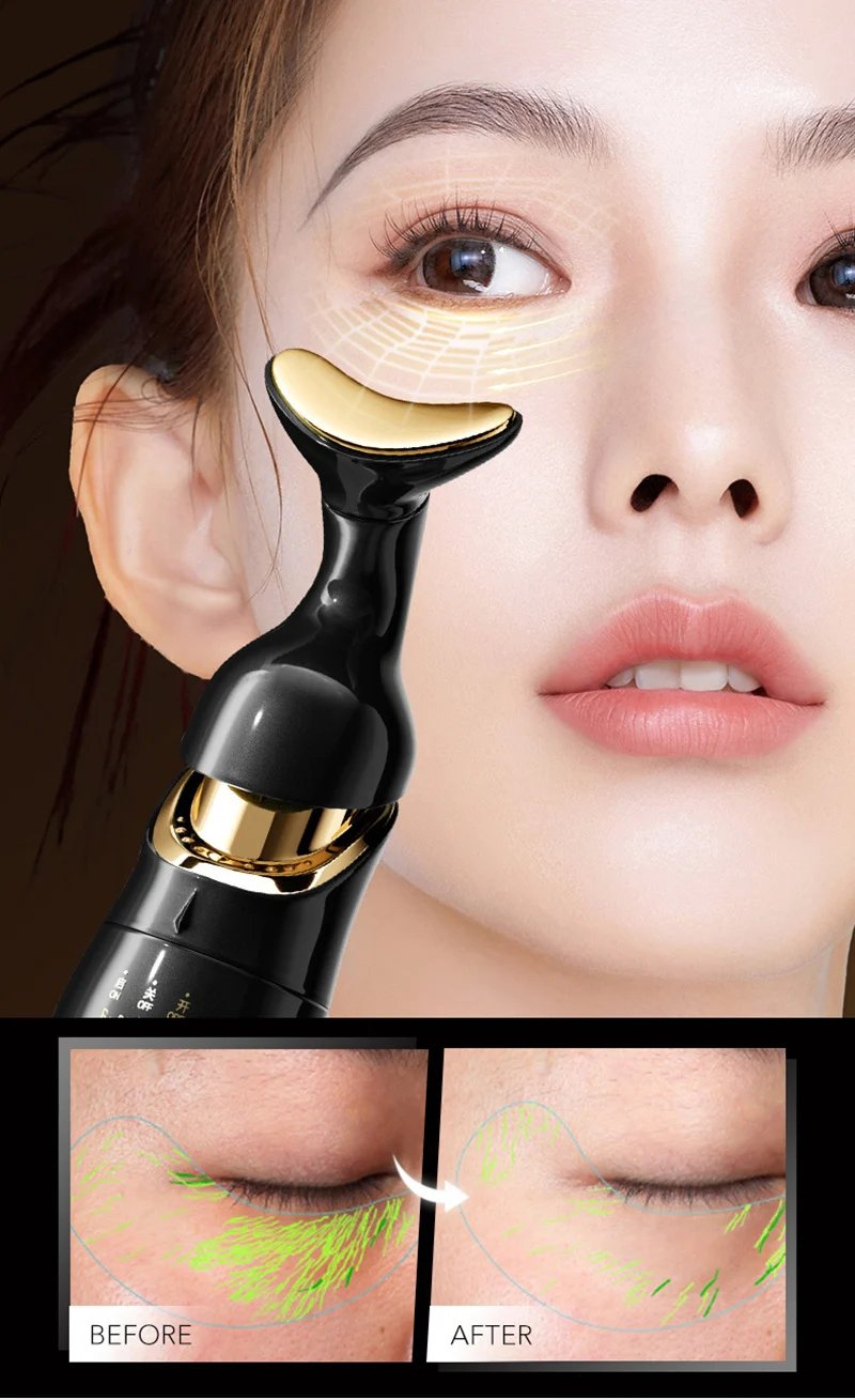 3 In 1 Face Massager Neck Facial Eye Massage V-line Face Lifting Massager Anti Aging Wrinkle Removal Skin Beauty Device For Home