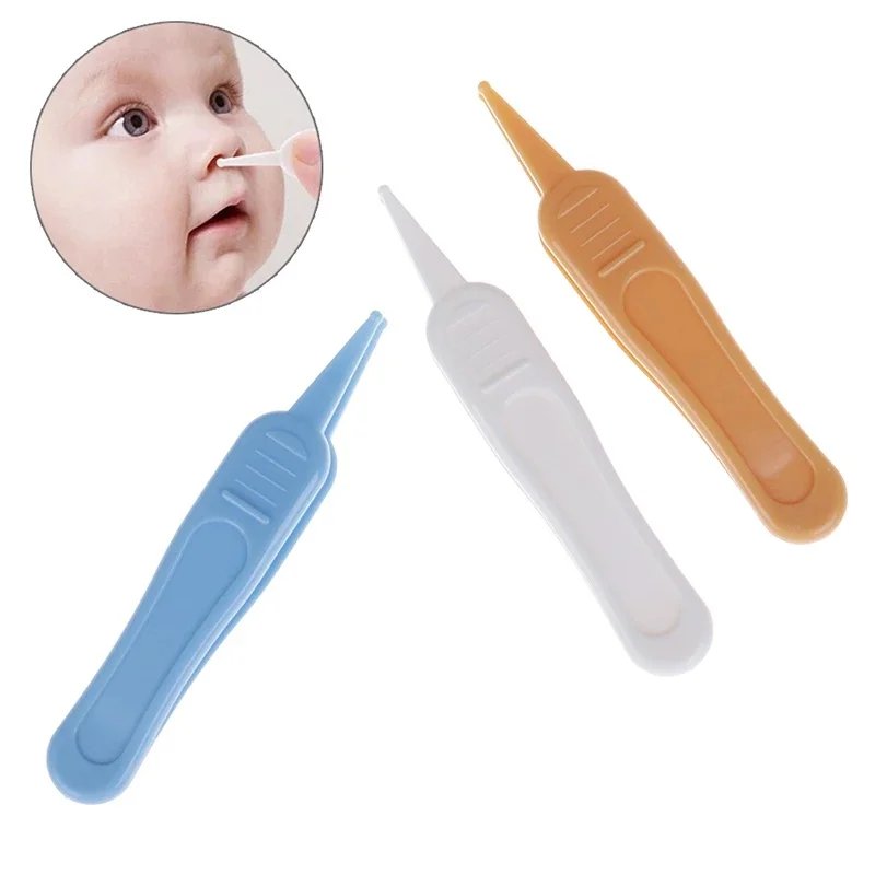 Xgnvpy Toddler Nasal Cavity Care Supplies Baby Dig Booger Clip Infants Ear Nose Navel Safety Tweezers Baby Health Care