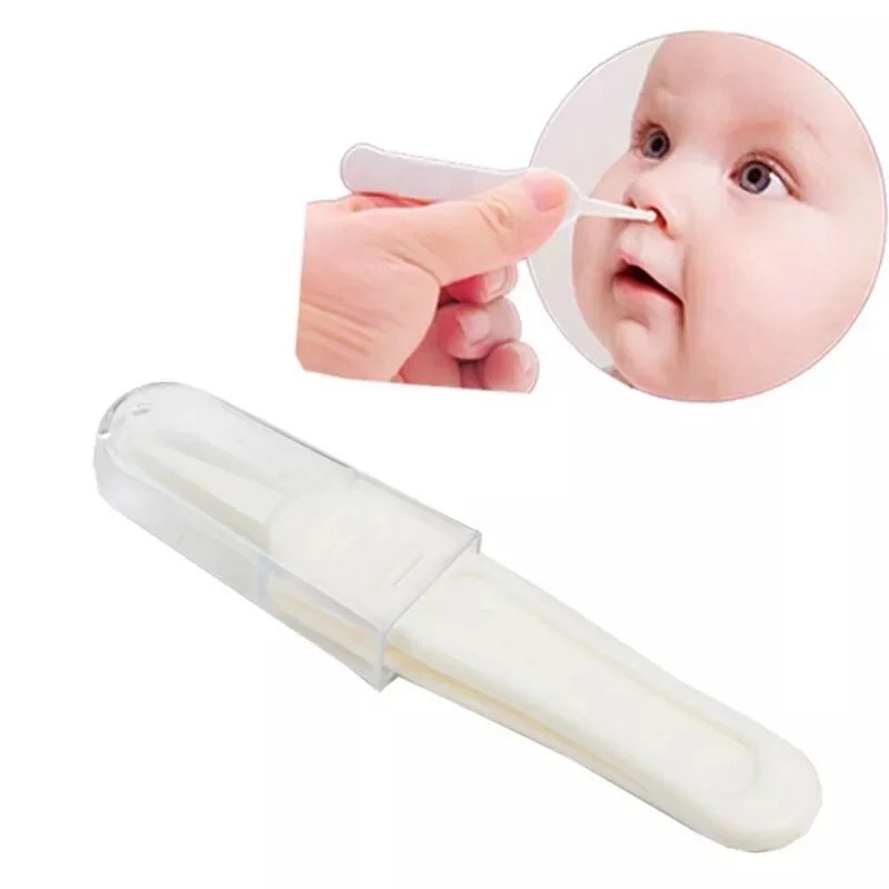 Xgnvpy Toddler Nasal Cavity Care Supplies Baby Dig Booger Clip Infants Ear Nose Navel Safety Tweezers Baby Health Care