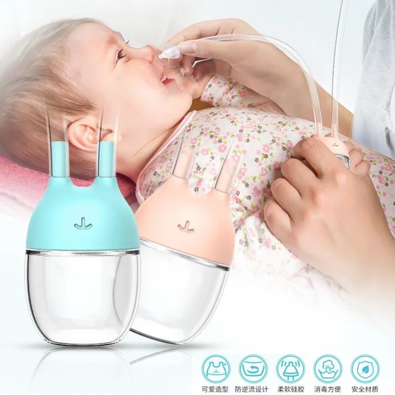 Baby Nose Cleaner Sucker Tool Protection Children Mouth Suction Catheter Washable Type Newborn Health Care Aspirador Nasal