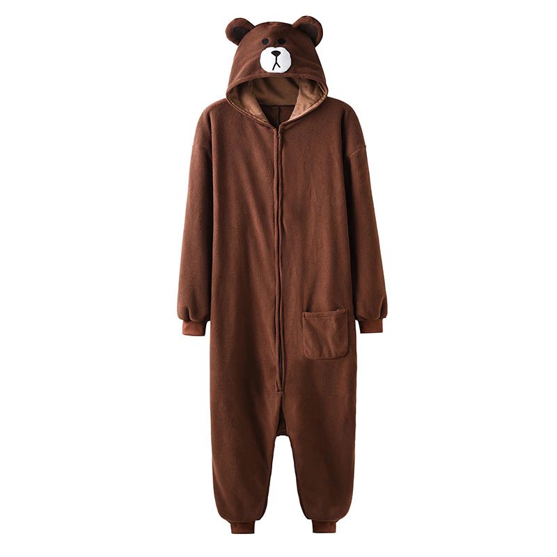 Brown Bear Shaped Unisex Kigurumi