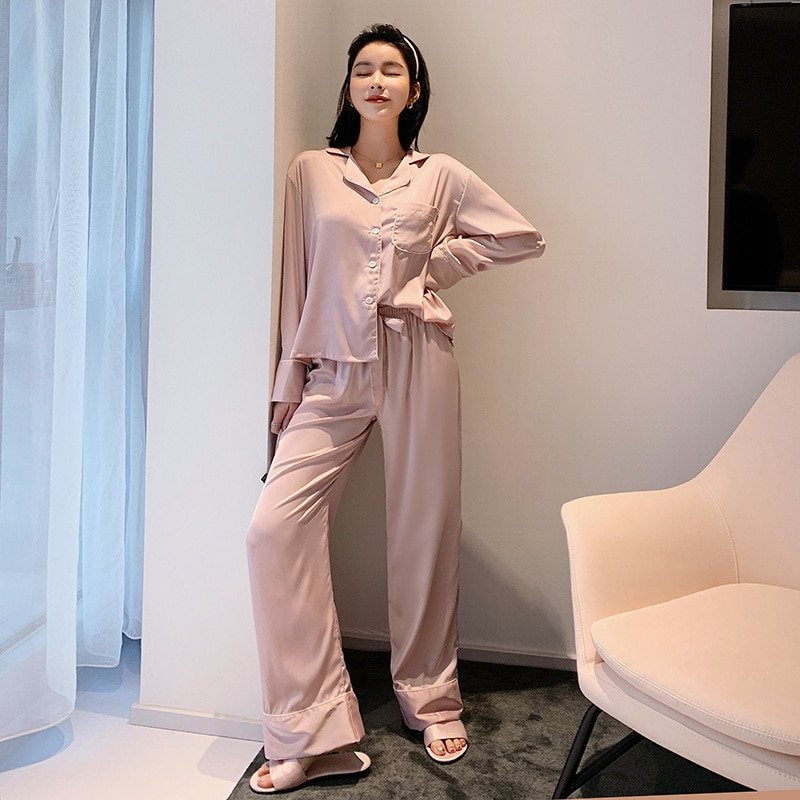 Luxury Long Sleeve Pyjamas Set